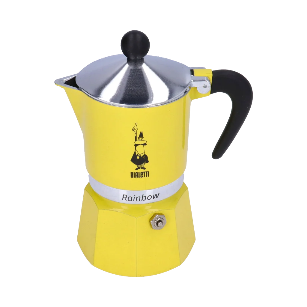 Bialetti Moka Rainbow Stovetop Espresso Maker - 6 cup (300ml) / Green Coffee