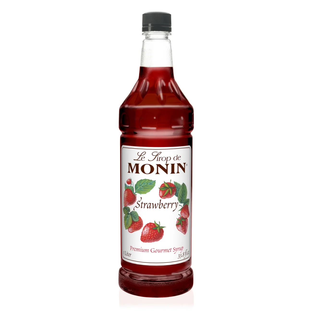 Monin Strawberry Syrup Bottle