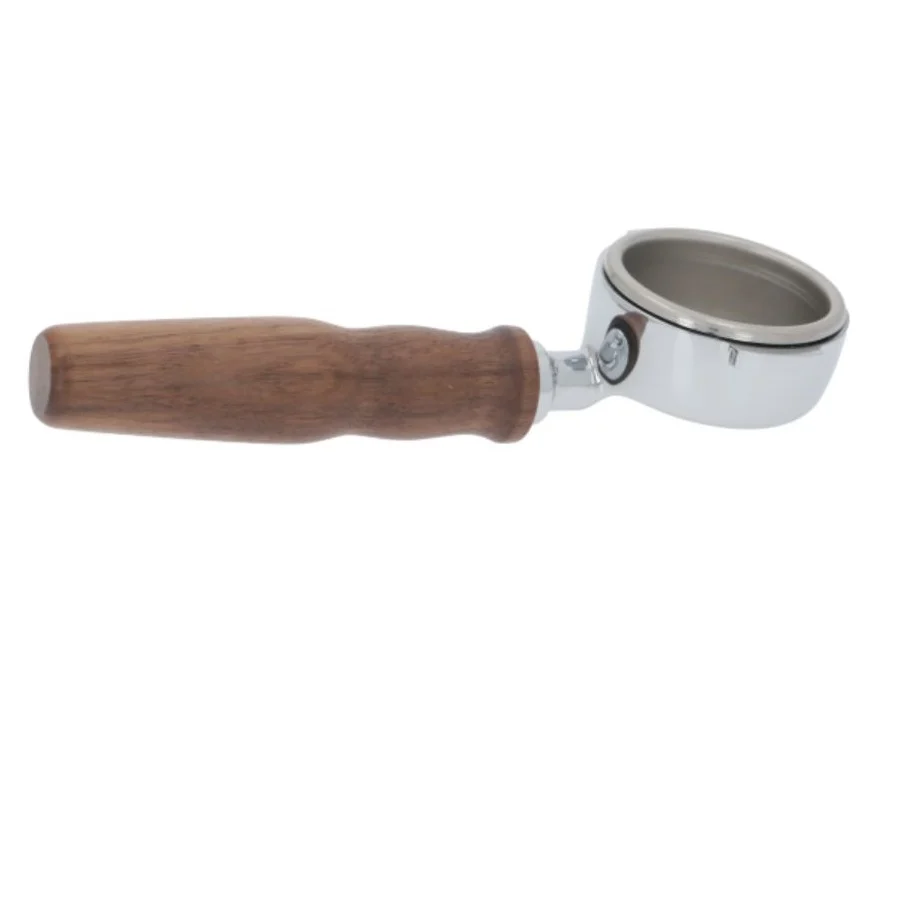 Bottomless Portafilter with Walnut Wood Handle (6.2mm) Coffee