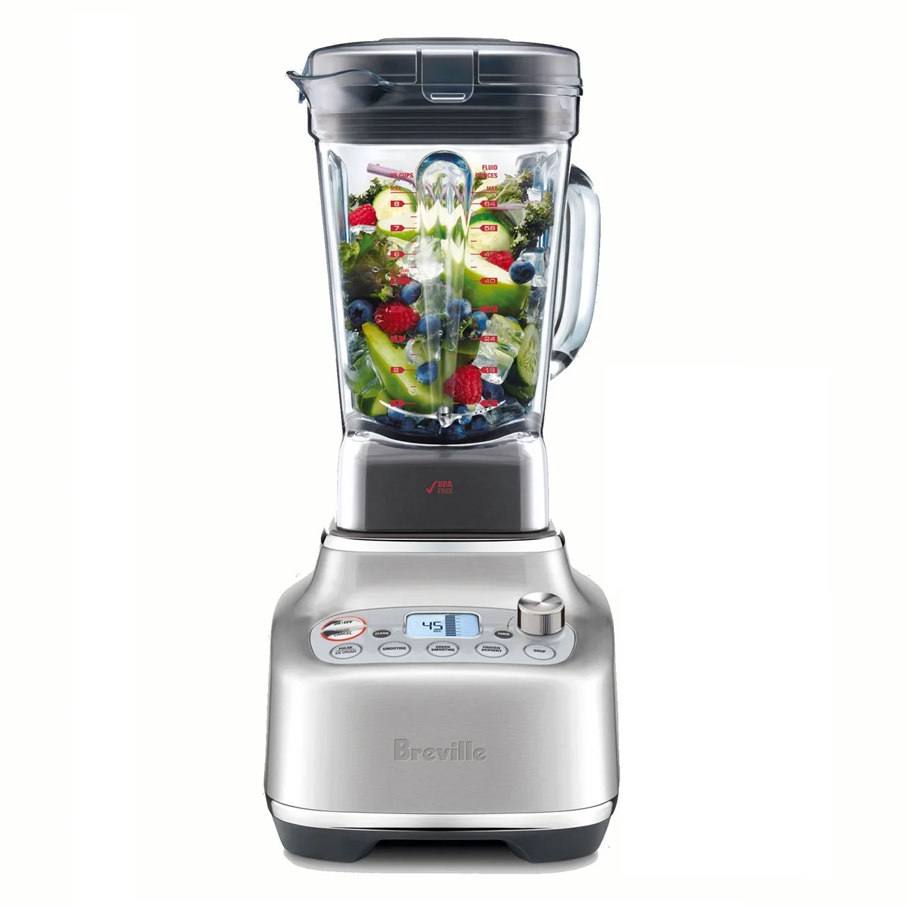 Breville Super QTM Blender - Brushed Stainless Steel Cup - Image 2