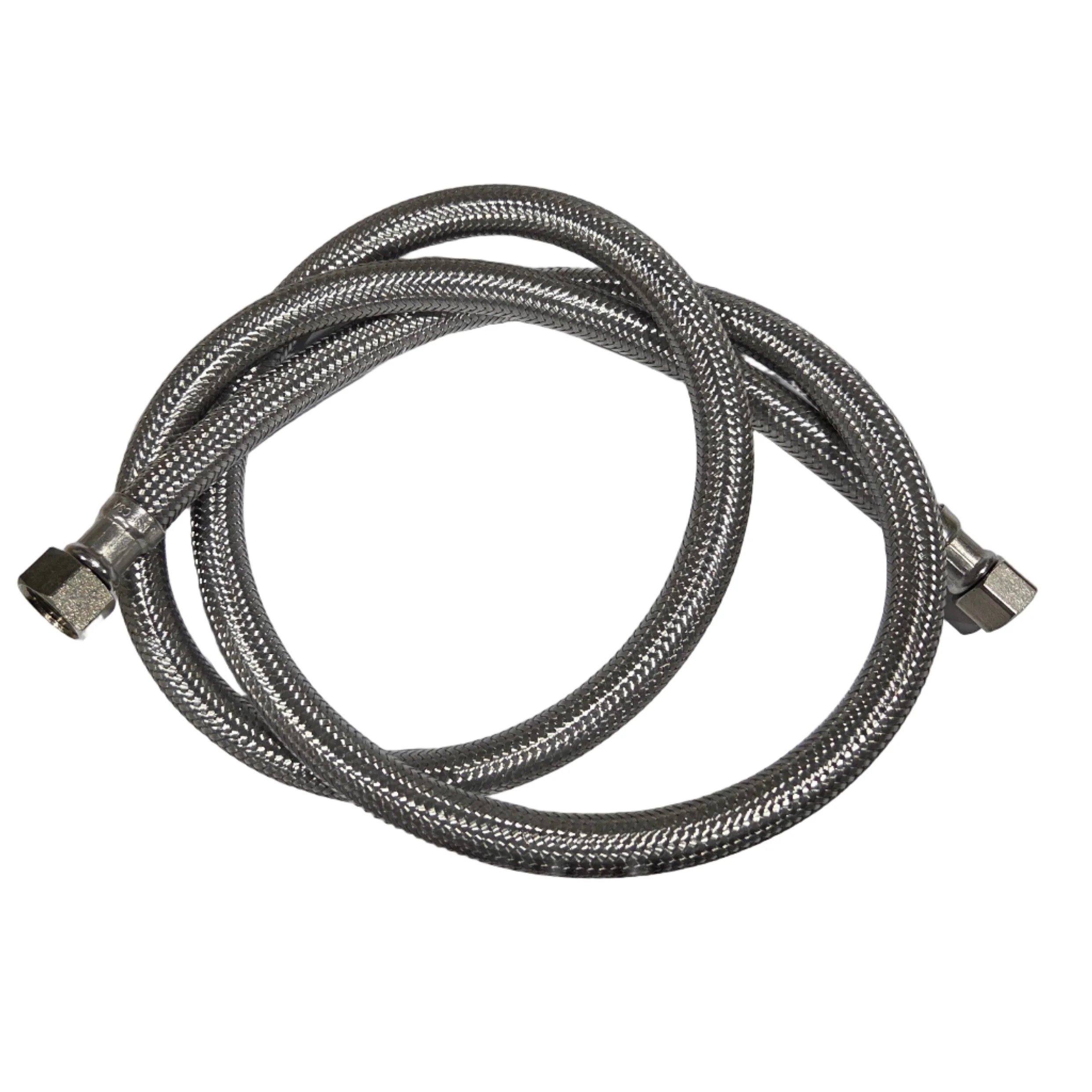 3/8" F Compression x 3/8" F BSP Stainless Steel Flex Hose Filter