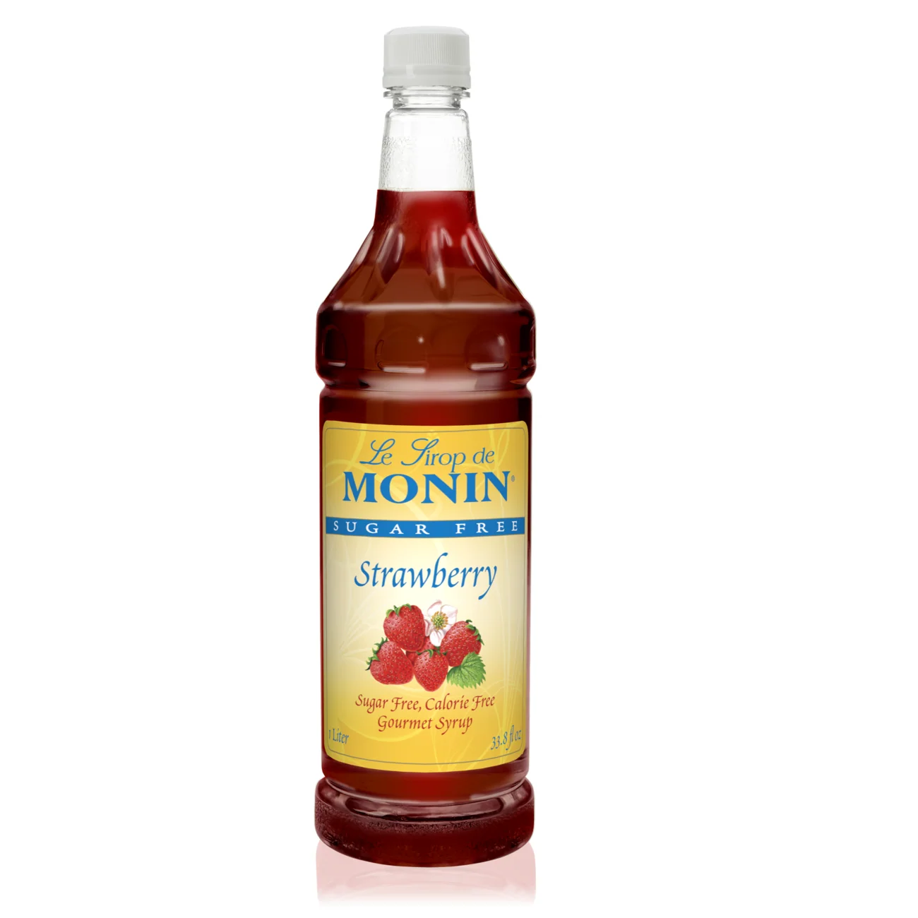 Monin Sugar Free Strawberry Syrup Bottle