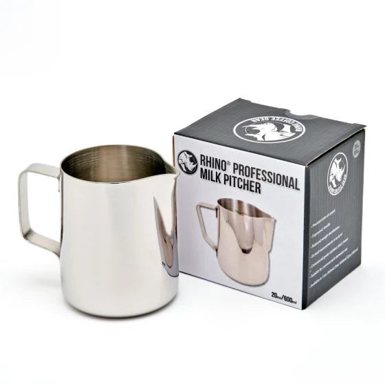 Rhino Coffee Gear Professional Milk Pitcher (3 sizes) - 20oz - Image 6