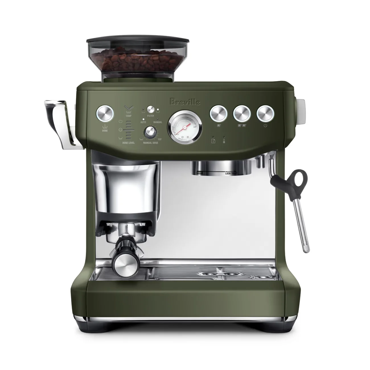 Breville Barista Express Impress Espresso Machine - Stainless Steel Coffee - Image 10