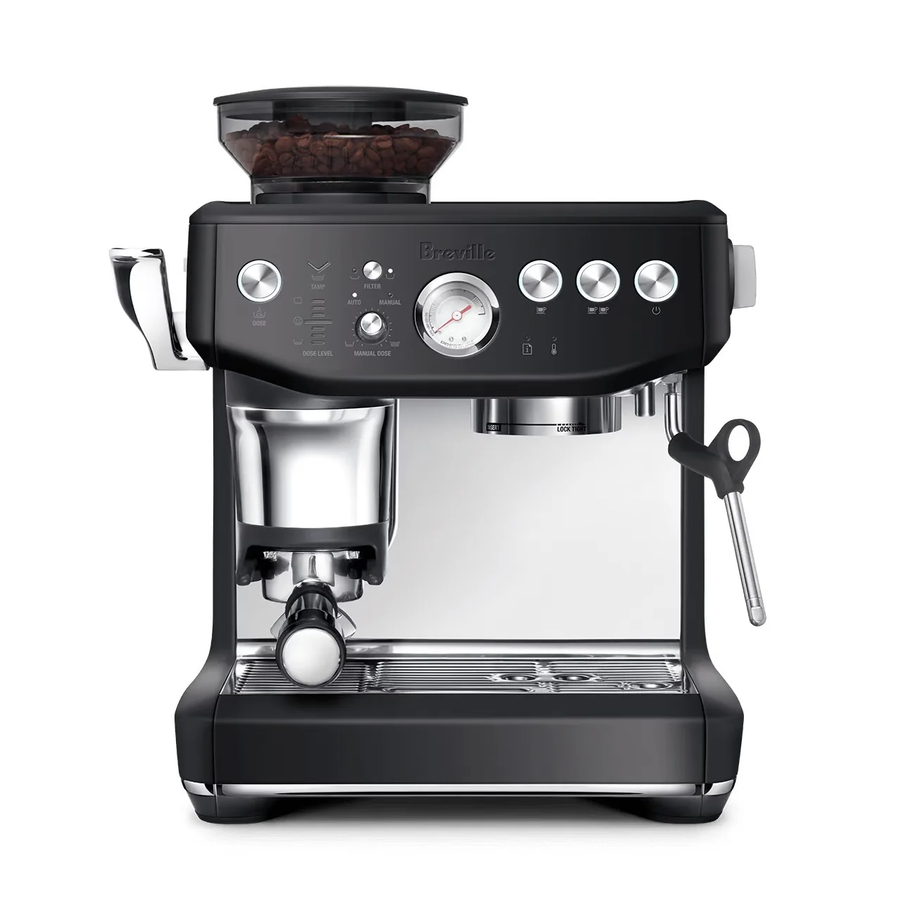 Breville Barista Express Impress Espresso Machine - Stainless Steel Coffee - Image 6