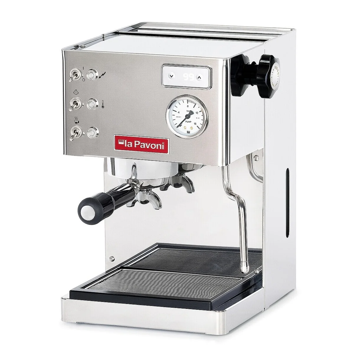La Pavoni New Casabar PID Espresso Machine - Stainless Steel Cup